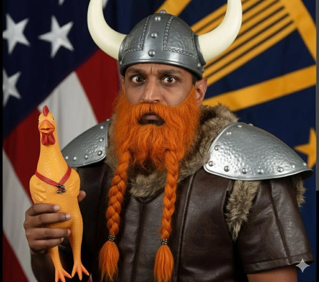 Kash Patel hoping for Valhalla, waiting for Charlie Kirk Blank Meme Template