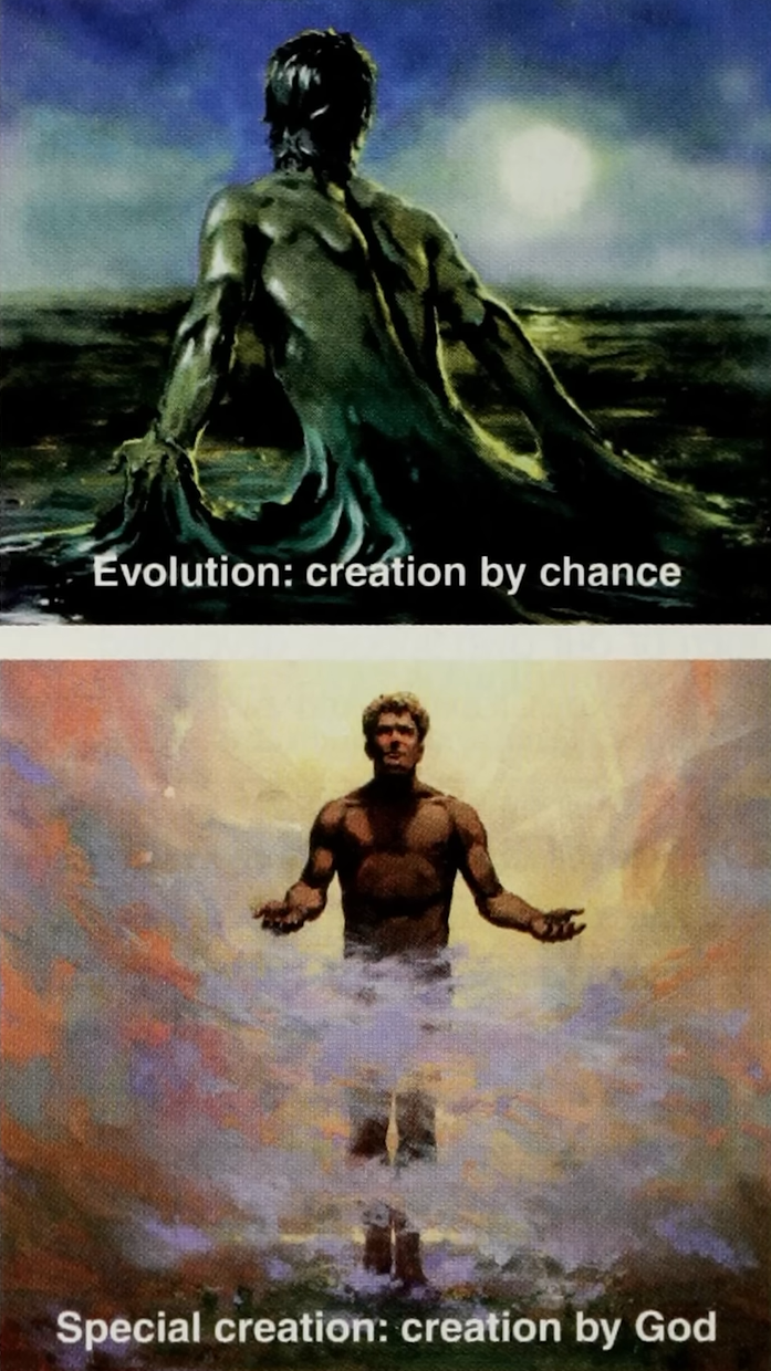 Evolution vs Creation Blank Meme Template