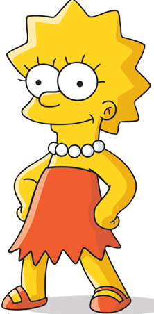 Happy Lisa Simpson Blank Meme Template
