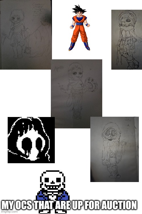 1 is based off of muffet and 2 are based off of hollow knight, I bet you totally cant tell | MY OCS THAT ARE UP FOR AUCTION | made w/ Imgflip meme maker