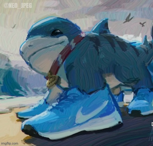 Shark with drip | made w/ Imgflip meme maker