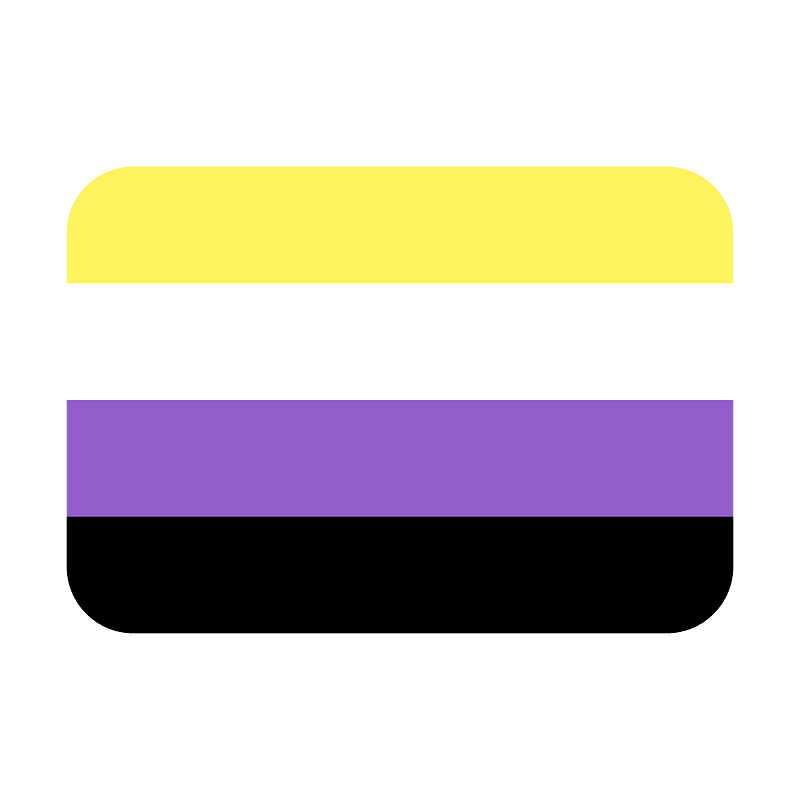 Nonbinary Flag Blank Meme Template
