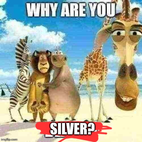Me when I see a clanker: | SILVER? | image tagged in why are you black | made w/ Imgflip meme maker