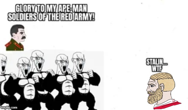 In the 20's the soviets tried to crossbreed humans and apes to form a new army/slaves. | image tagged in facts,ussr,communism,poland,ape | made w/ Imgflip meme maker