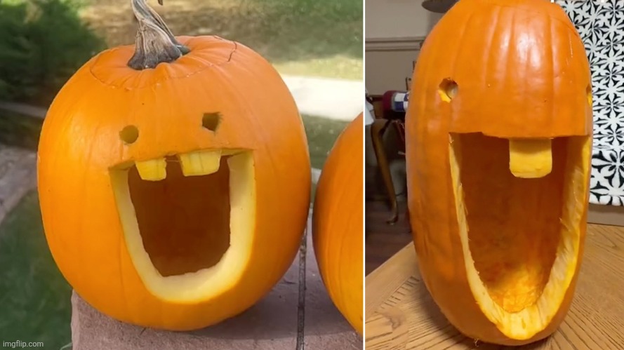 dumb ahh pumpkin | made w/ Imgflip meme maker