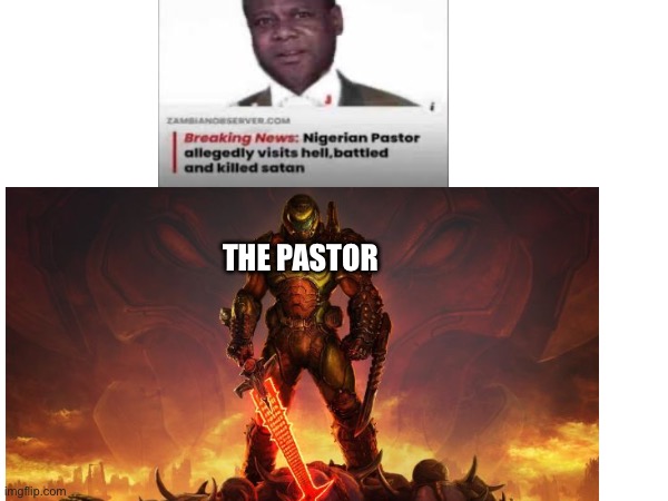 Can’t expect god to do all the work | THE PASTOR | made w/ Imgflip meme maker