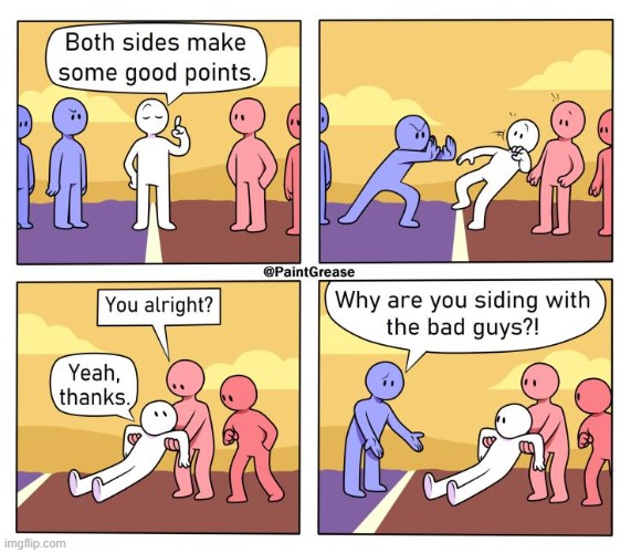 Both Sides Have A Point | image tagged in both sides have a point | made w/ Imgflip meme maker