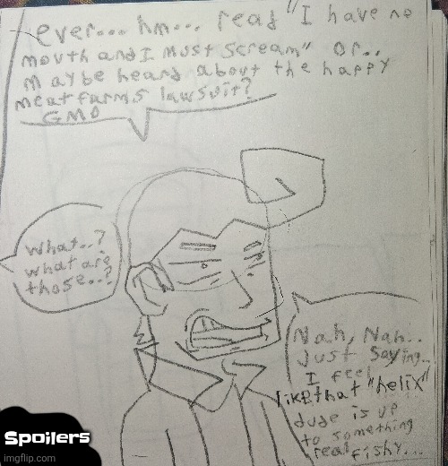 Shot is comparing those to Professor Helix (main antagonist of my fangame) so that should give you some insight | Spoilers | made w/ Imgflip meme maker