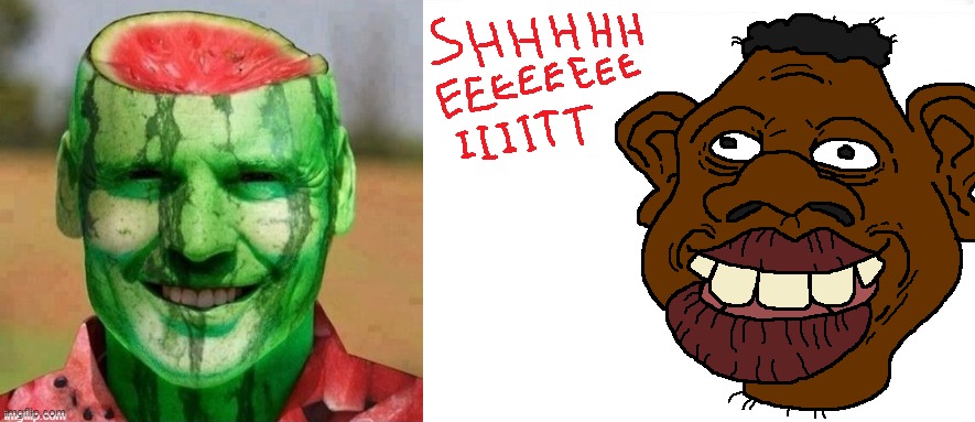 Watermelon Man | image tagged in watermelon,tyrone | made w/ Imgflip meme maker