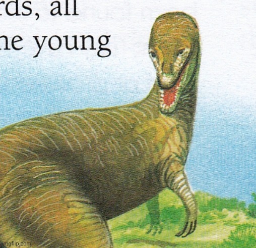 Weird Theropod | image tagged in weird theropod | made w/ Imgflip meme maker
