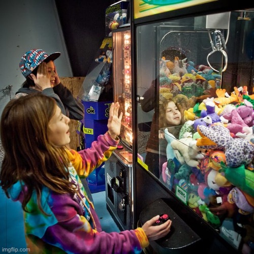 Arcade Crane Game | image tagged in arcade crane game | made w/ Imgflip meme maker