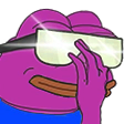 SCHWEPE Pepe purple frog Meme Template