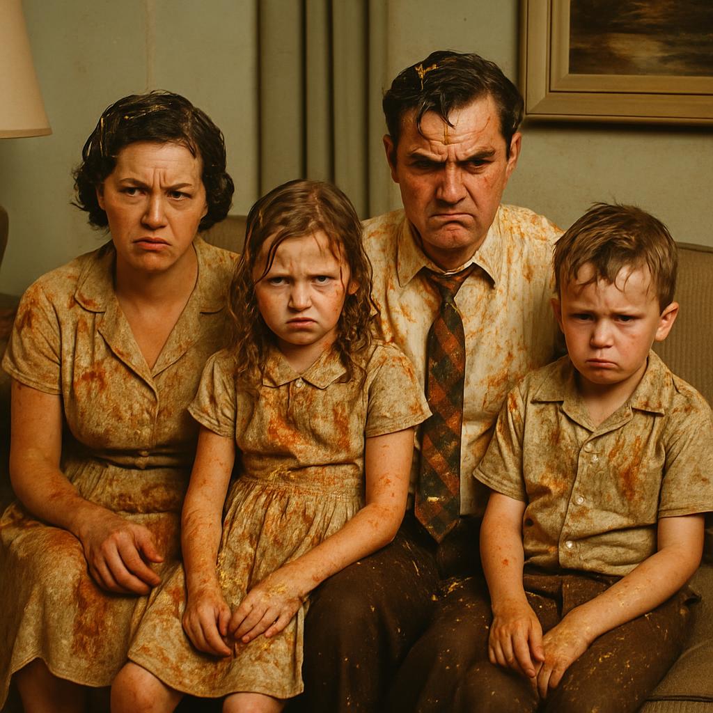 Unhappy family Blank Meme Template