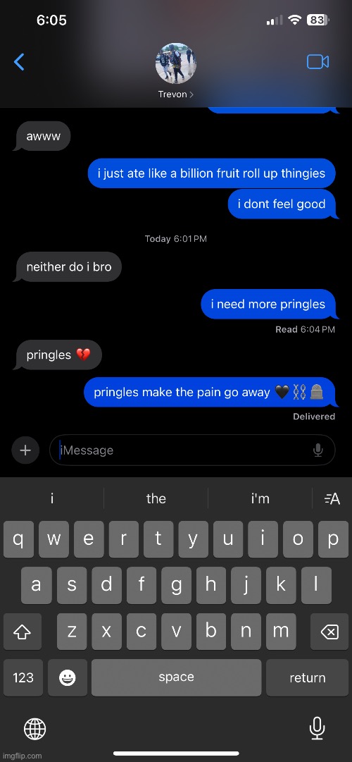 pringles make the pain go away | made w/ Imgflip meme maker