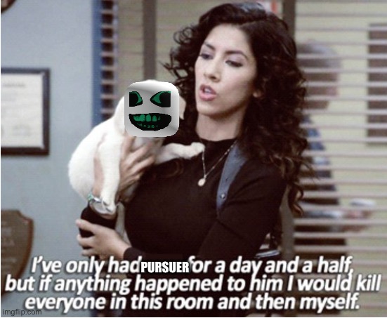 Rosa and Arlo meme | PURSUER | image tagged in rosa and arlo meme | made w/ Imgflip meme maker