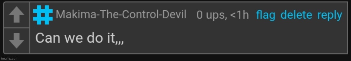 made w/ Imgflip meme maker