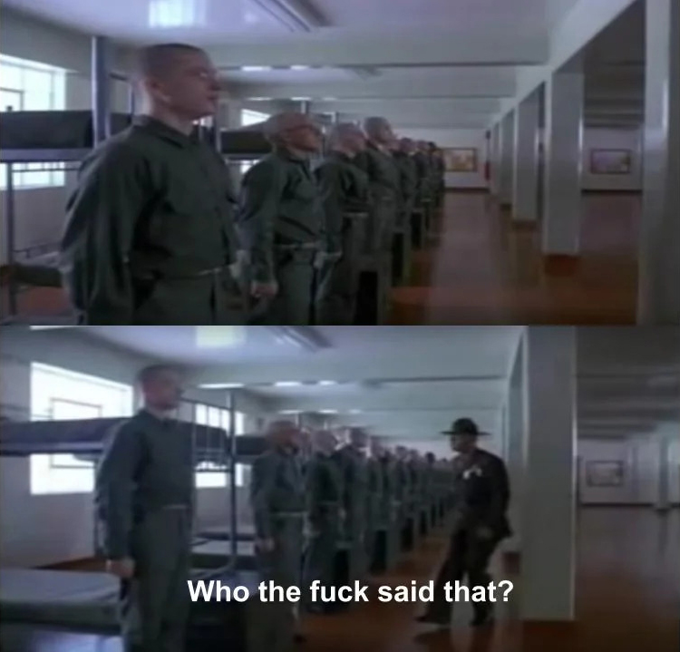 High Quality Full Metal Jacket Blank Meme Template