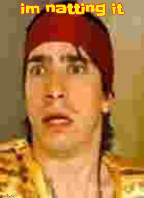 when the | im natting it | image tagged in when the | made w/ Imgflip meme maker