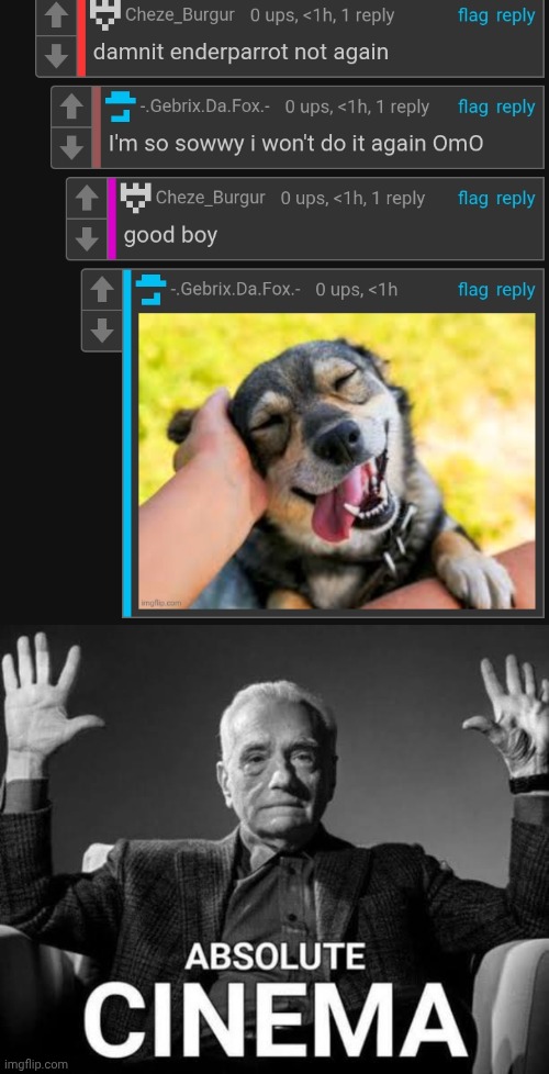 image tagged in absolute cinema | made w/ Imgflip meme maker