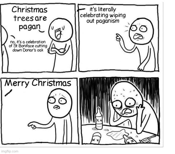 pagan Rome got humiliated in the Teutoburg forest while Christianity did the impossible and civilized Germania | made w/ Imgflip meme maker