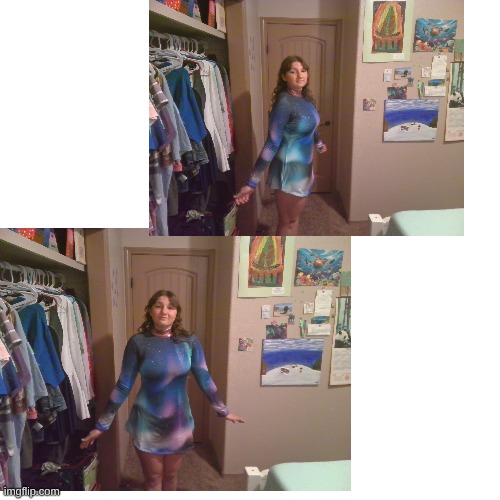 color gaurd  halftime show outfit | made w/ Imgflip meme maker