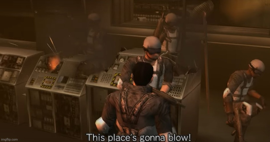 image tagged in this place's gonna blow | made w/ Imgflip meme maker