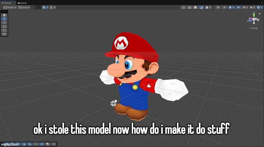 and why is there no animations resource | ok i stole this model now how do i make it do stuff | made w/ Imgflip meme maker