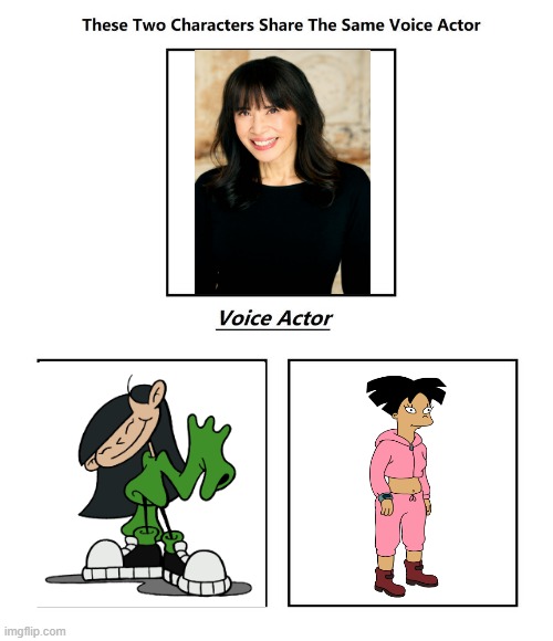 Lauren Tom | image tagged in same voice actor,lauren tom,futurama,codename kids next door,cartoon network,20th century fox | made w/ Imgflip meme maker