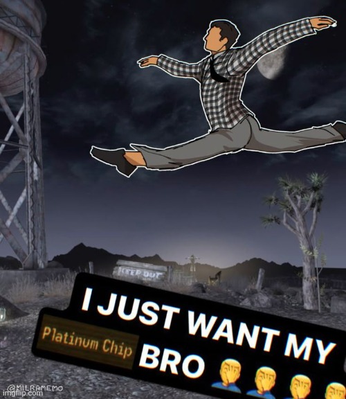 FNV meme | image tagged in fallout,fallout new vegas,gaming | made w/ Imgflip meme maker