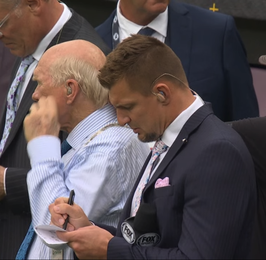 High Quality Gronk Taking Notes Blank Meme Template