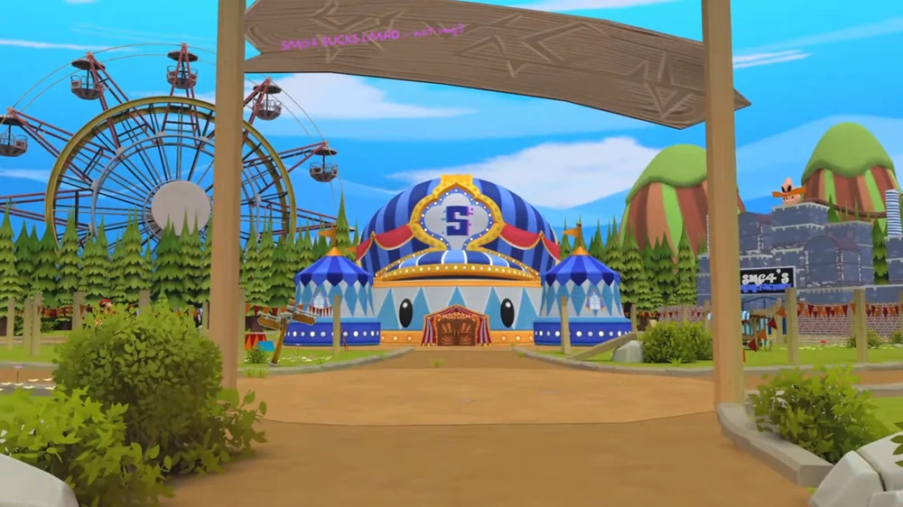 SMG4 castle Blank Meme Template