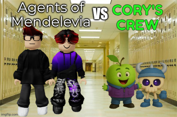 Thanks OakleyMendelevia and Sora! | image tagged in mc,cory,william,edgar | made w/ Imgflip meme maker