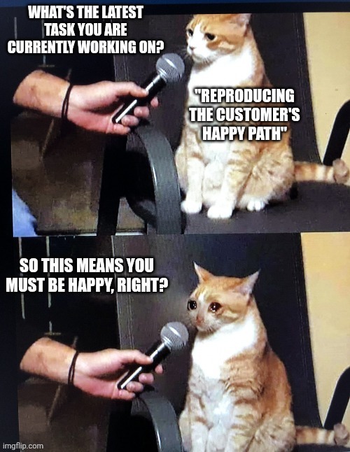 image tagged in microphone,cats,happy,path | made w/ Imgflip meme maker