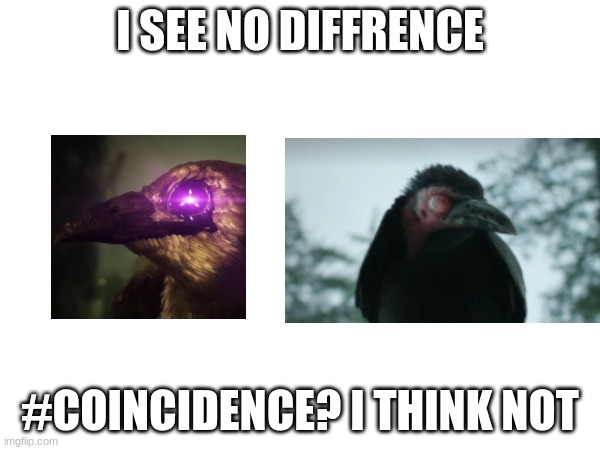 didn't know Tim Burto was such a md fan | I SEE NO DIFFRENCE; #COINCIDENCE? I THINK NOT | image tagged in coincidence i think not,murder drones,wednesday addams | made w/ Imgflip meme maker