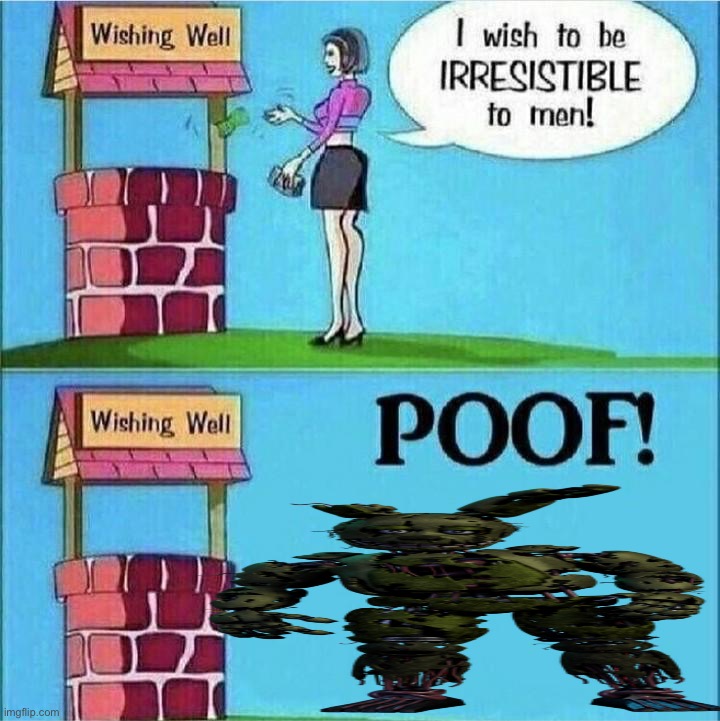 wide fucking springtrap | image tagged in wide fucking springtrap | made w/ Imgflip meme maker