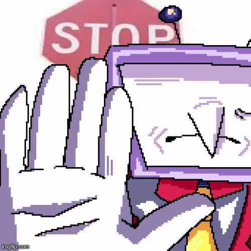 STOP! (tenna) | image tagged in stop tenna | made w/ Imgflip meme maker