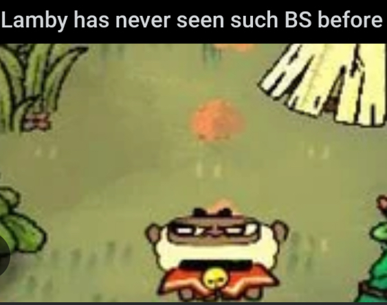 High Quality Cult of the lamb Blank Meme Template