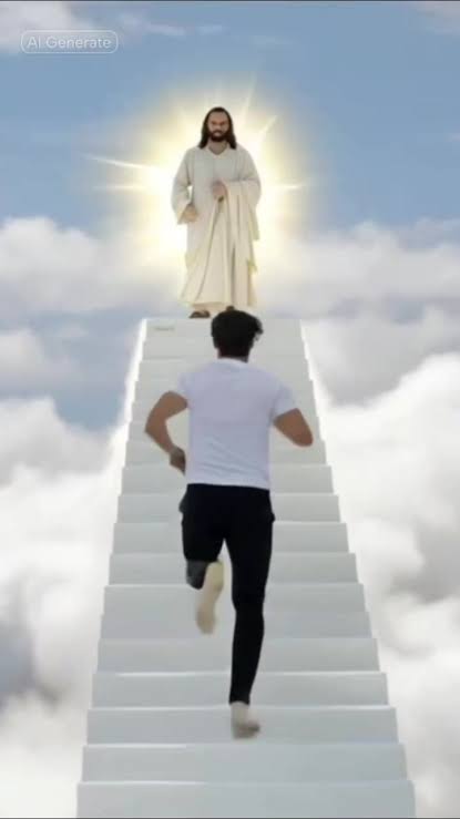 Stairway to heaven Blank Meme Template