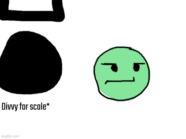 Divvy for scale* | made w/ Imgflip meme maker