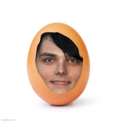 Gerard Way egg | image tagged in gerard way egg | made w/ Imgflip meme maker