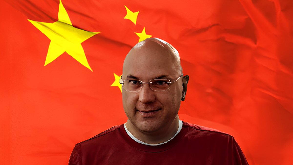 Neville Roy Singham China Flag Blank Meme Template