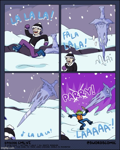 Swordtember Volume 3! | image tagged in winter,sword,icicle,frog,chad,battle | made w/ Imgflip meme maker