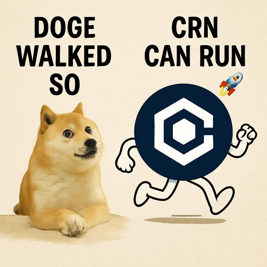 Doge walked so CRN can run ? Blank Meme Template