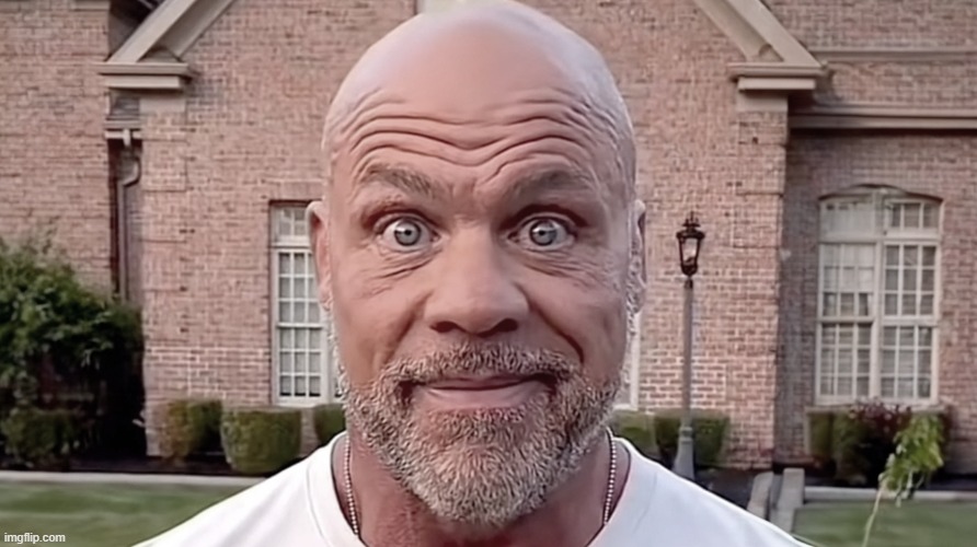 image tagged in kurt angle stare | made w/ Imgflip meme maker