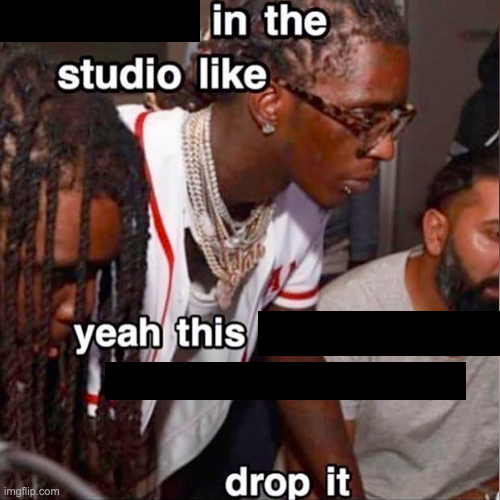 High Quality In the studio like Blank Meme Template