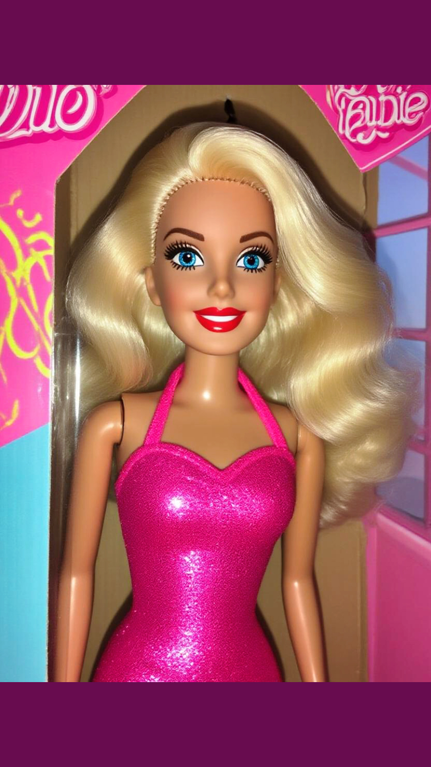 Barbie from 90s Blank Meme Template