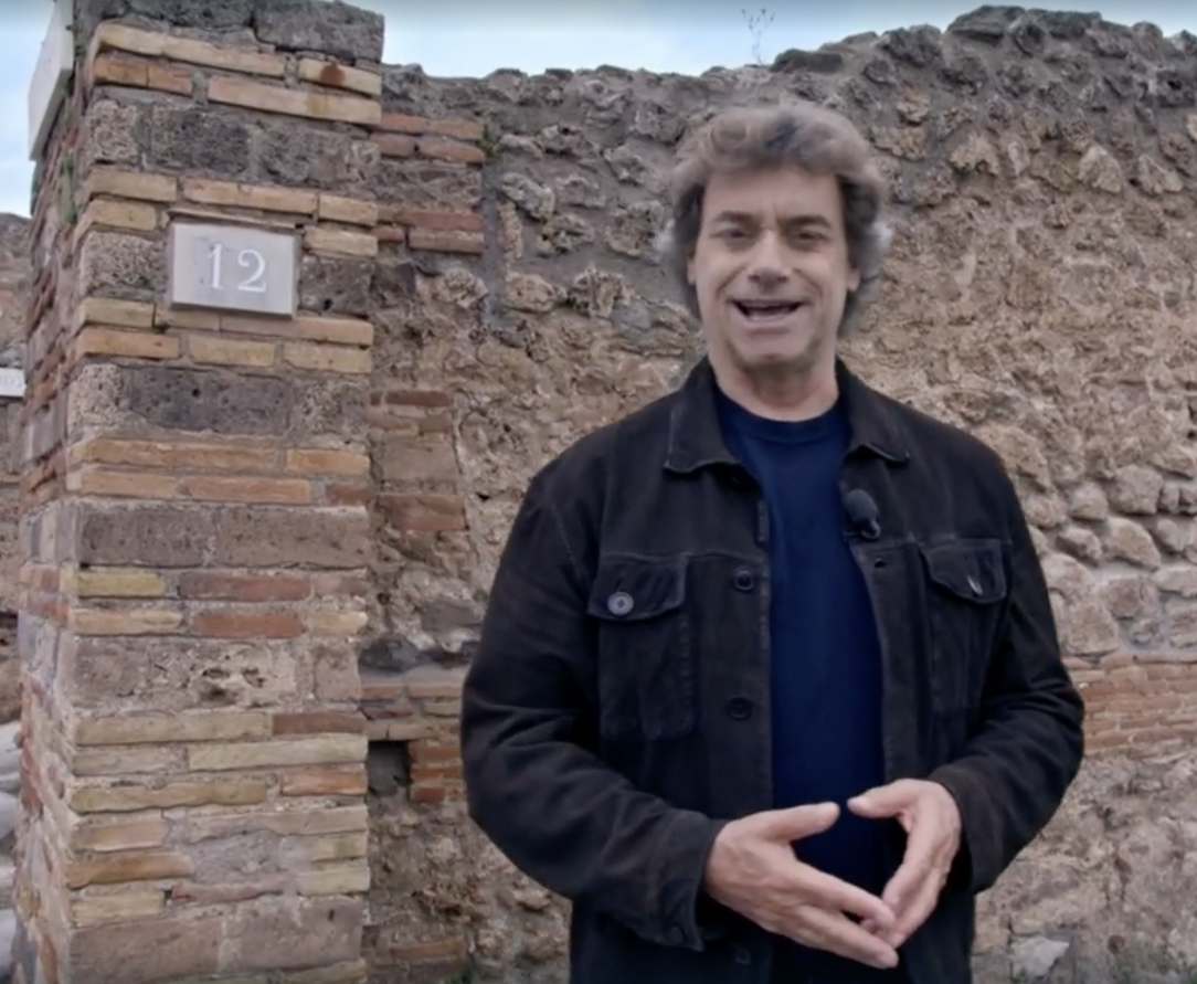 High Quality alberto angela pompei Blank Meme Template