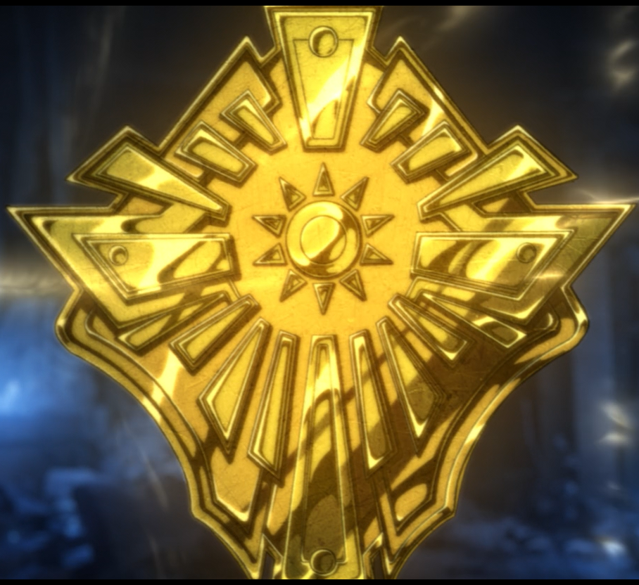 Flaring Sun Charm (LotM) Blank Meme Template