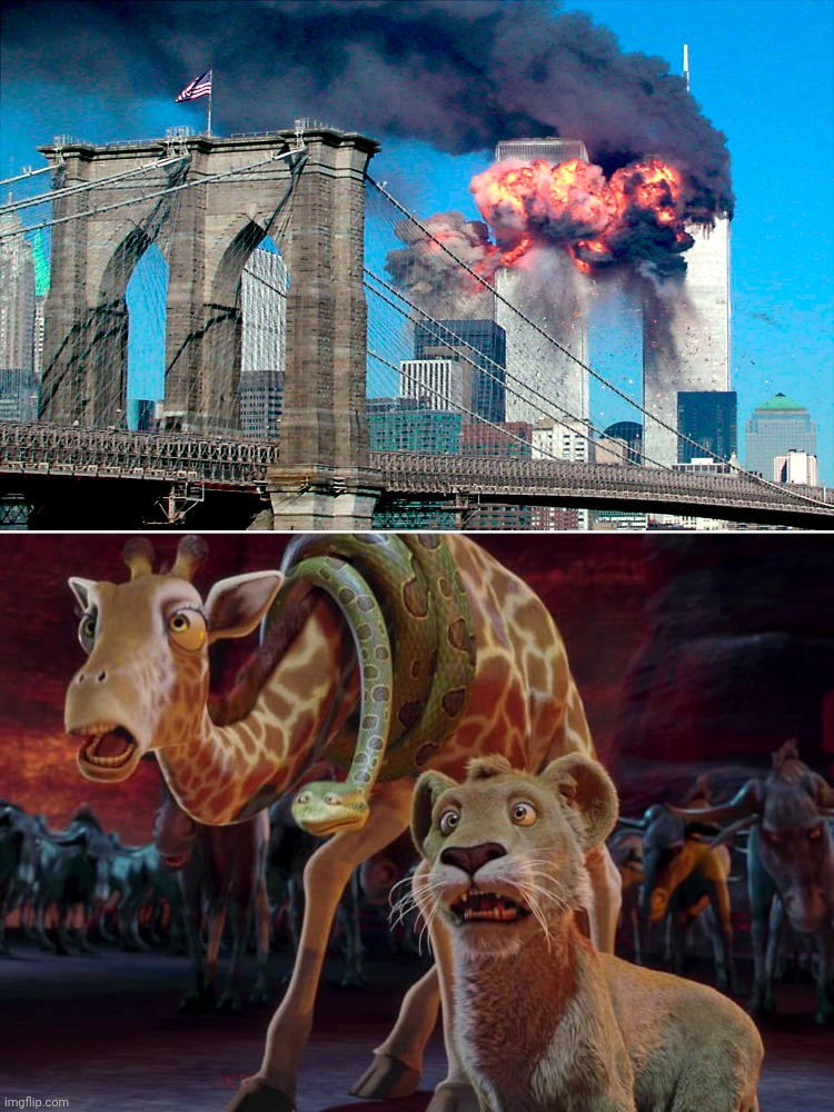 Bridget, Larry and Ryan Reacts To 9/11 | image tagged in bridget larry and ryan reacts to what | made w/ Imgflip meme maker