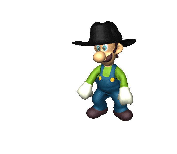 Cowboy Luigi Blank Meme Template